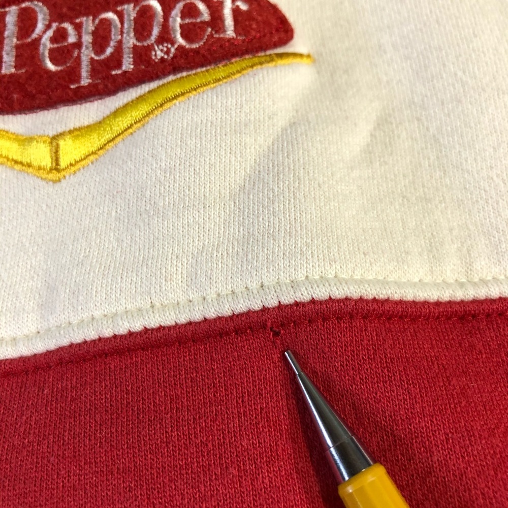 Dr Pepper Soda Moonlight Graham Baseball Retro Vintage Style Zip Up Vest L - Picture 6 of 8